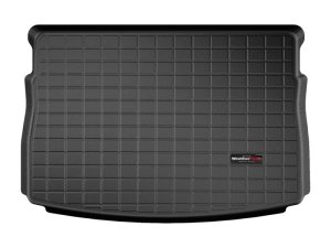 Volkswagen Golf R Cargo Liner - Behind 2nd Row Seating - WeatherTech - Raised Lip - Black - `15-`27