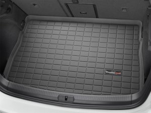 Volkswagen Golf R Cargo Liner - Behind 2nd Row Seating - WeatherTech - Raised Lip - Black - `15-`27
