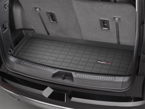 GMC Acadia Denali Cargo Liner - Behind 3rd Row - WeatherTech - Raised Lip - Black - `17-`27 GMC Acadia Denali Cargo Liner - Behind 3rd Row - WeatherTech - Raised Lip - Black - `17-`27