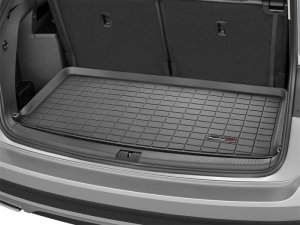 Volkswagen Atlas Cargo Liner - Behind 3rd Row Seating - WeatherTech - Raised Lip - Black - `18-`27