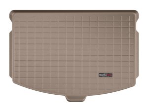 Nissan Rogue Hybrid Cargo Liner - Rear - WeatherTech - Raised Lip - Tan - `17-`27