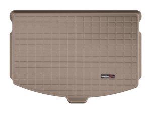 Nissan Rogue Hybrid Cargo Liner - Rear - WeatherTech - Raised Lip - Tan - `17-`27