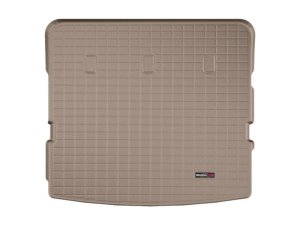 Lincoln Navigator Cargo Liner - Behind 2nd Row Seating - WeatherTech - Raised Lip, Textured Finish, Proprietary Custom Blended TPO - Tan - `18-`27
