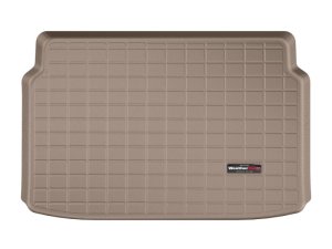 Ford EcoSport Cargo Liner - Behind 2nd Row Seating - WeatherTech - Fits w/Adjustable Cargo Floor in Middle Position - Tan - `18-`27