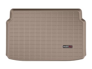 Ford EcoSport Cargo Liner - Behind 2nd Row Seating - WeatherTech - Fits w/Adjustable Cargo Floor in Middle Position - Tan - `18-`27