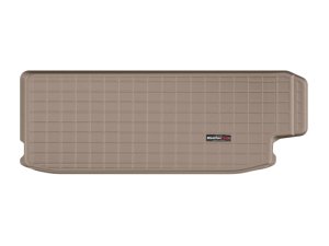 Subaru Ascent Cargo Liners - Behind 3rd Row Seating - WeatherTech - Textured Finish - Tan - `19-`27 Subaru Ascent Cargo Liners - Behind 3rd Row Seating - WeatherTech - Textured Finish - Tan - `19-`27