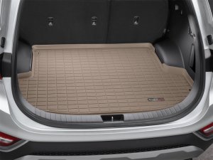 Hyundai Santa Fe Cargo Liner - Behind 2nd Row Seating - WeatherTech - Tan - `19-`27