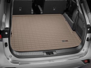 Toyota Highlander Cargo Liner - Behind 2nd Row Seating - WeatherTech - Tan - `20-`27
