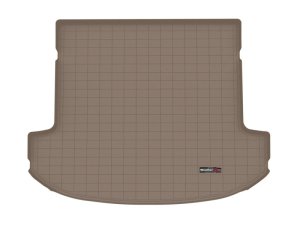 Genesis GV80 Cargo Liner - Behind 2nd Row Seating - WeatherTech - Textured Finish - Tan - `21-`27