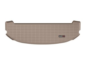 Genesis GV80 Cargo Liner - Behind 3rd Row - WeatherTech - Textured Finish, TPO Material - Tan - `21-`27