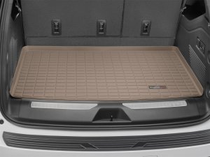Chevrolet Suburban Cargo Liner - WeatherTech - Raised Lip - Tan - `21-`27