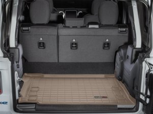 Jeep Wrangler 4xe Cargo Liner - Rear - WeatherTech - Tan - `21-`27