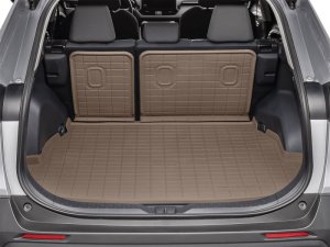 Toyota RAV4 Hybrid Seatback Cargo Liner - Behind 2nd Row Seating - WeatherTech - SeatBack Cargo Liner HP - Tan - `19-`25