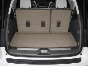 Hyundai Telluride Cargo Liner - WeatherTech - SeatBack Cargo Liner HP - Tan - `20-`25