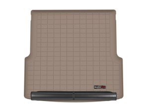 BMW i4 Cargo Liner - Rear - WeatherTech - With Bumper Protector - Tan - `22-`27