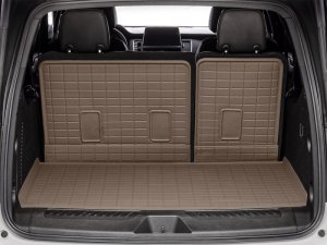 GMC Yukon XL Seatback Cargo Liner - WeatherTech - SeatBack Cargo Liner HP - Tan - `21-`27