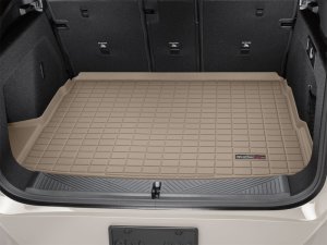 BMW X3 Cargo Liner - Rear - WeatherTech - Raised Lip - Tan - `25-`27