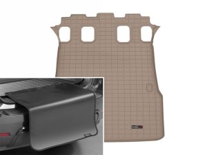 Toyota 4Runner Cargo Liner - WeatherTech - Cargo Liner w/Bumper Protector - Tan - `25-`26
