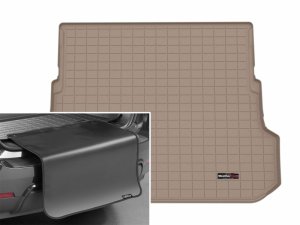 Toyota 4Runner Cargo Liner - Rear - WeatherTech - Cargo Liner w/Bumper Protector - Tan - `25-`26 Toyota 4Runner Cargo Liner - Rear - WeatherTech - Cargo Liner w/Bumper Protector - Tan - `25-`26