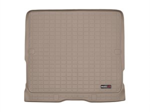 Ford Explorer Cargo Liner - WeatherTech - Raised Lip, Textured Finish - Tan - `02-`05