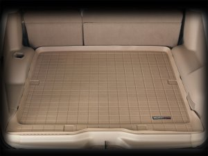 Ford Explorer Cargo Liner - WeatherTech - Raised Lip, Textured Finish - Tan - `02-`05