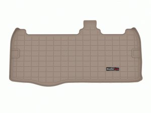 Toyota Sienna Cargo Liner - WeatherTech - Raised Lip, Textured Finish - Tan - `04-`10