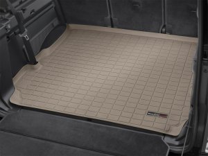 Land Rover LR3 Cargo Liner - Rear - WeatherTech - Behind 2nd Row Seating - Tan - `05-`09