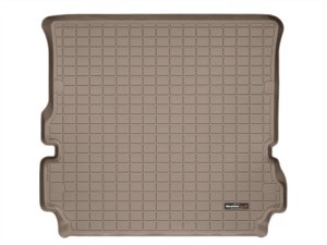 Land Rover LR3 Cargo Liner - Rear - WeatherTech - Behind 2nd Row Seating - Tan - `05-`09