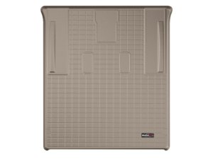 Cadillac Escalade ESV Cargo Liner - WeatherTech - Raised Lip - Tan - `07-`13