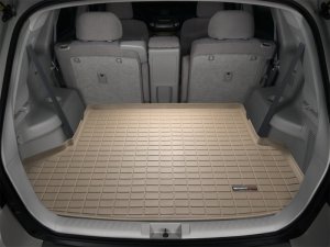 Toyota Highlander Cargo Liner - WeatherTech - Raised Lip - Tan - `08-`13