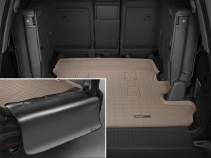 Lexus LX570 Cargo Liner - WeatherTech - With Bumper Protector - Tan - `08-`15