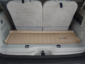 Ford Explorer Cargo Liner - Behind 3rd Row Seating - WeatherTech - Tan - `06-`10