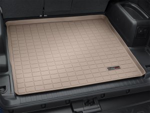 Toyota 4Runner Cargo Liner - Behind 2nd Row Seating - WeatherTech - Raised Lip, Textured Finish - Tan - `10-`27