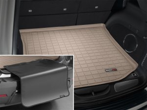 Jeep Grand Cherokee Cargo Liner with Bumper Protector - WeatherTech - Tan - `11-`27 Jeep Grand Cherokee Cargo Liner with Bumper Protector - WeatherTech - Tan - `11-`27