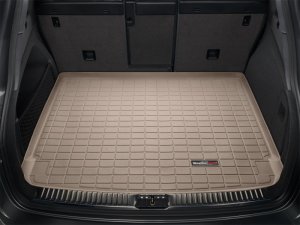 Porsche Cayenne Cargo Liner - WeatherTech - Raised Lip - Tan - `11-`27 Porsche Cayenne Cargo Liner - WeatherTech - Raised Lip - Tan - `11-`27