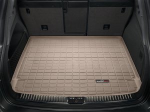 Porsche Cayenne Cargo Liner - WeatherTech - Raised Lip - Tan - `11-`27 Porsche Cayenne Cargo Liner - WeatherTech - Raised Lip - Tan - `11-`27