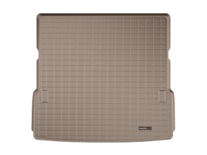 Infiniti QX80 Cargo Liner - Behind 2nd Row - WeatherTech - Raised Lip, Textured Finish - Tan - `14-`27