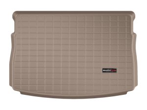 Volkswagen Golf Cargo Liner - Behind 2nd Row Seating - WeatherTech - Raised Lip, Custom Blended TPO - Tan - `15-`27
