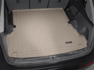 Audi Q7 Cargo Liner - WeatherTech - Behind Second Row - Tan - `17-`27