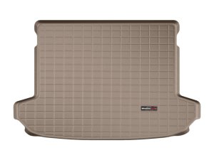 Kia Sportage Cargo Liner - Rear - WeatherTech - Raised Lip Textured Finish - Tan - `17-`27
