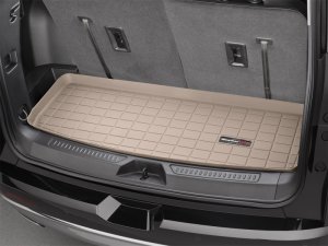 GMC Acadia Denali Cargo Liner - Behind 3rd Row Seating - WeatherTech - Tan - `17-`27