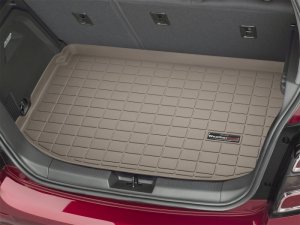 Chevrolet Sonic Cargo Liner - Cargo Area - WeatherTech - Raised Lip, Textured Finish - Tan - `12-`27