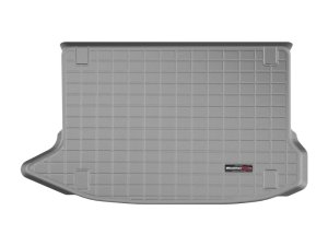 Hyundai Kona Cargo Liner - WeatherTech - Raised Lip - Grey - `18-`27 Hyundai Kona Cargo Liner - WeatherTech - Raised Lip - Grey - `18-`27