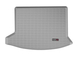 Cadillac XT4 Cargo Liner - Behind 2nd Row Seating - WeatherTech - Raised Lip, Textured Finish - Grey - `19-`27