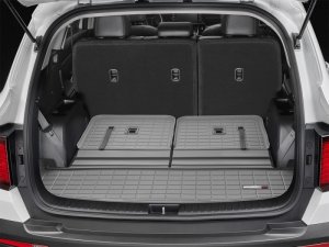 Kia Sorento Cargo Liner - Behind 3rd Row Seating - WeatherTech - Grey - `21-`27