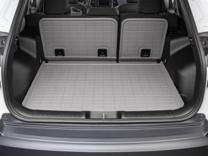 Honda CR-V Cargo Liner - WeatherTech - SeatBack Cargo Liner HP w/Bumper Protector - Grey - `17-`22 Honda CR-V Cargo Liner - WeatherTech - SeatBack Cargo Liner HP w/Bumper Protector - Grey - `17-`22