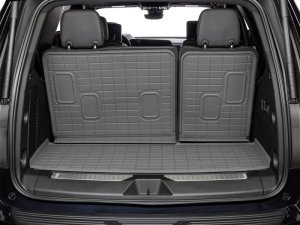Cadillac Escalade Cargo Liner - WeatherTech - SeatBack Cargo Liner HP - Grey - `21-`26