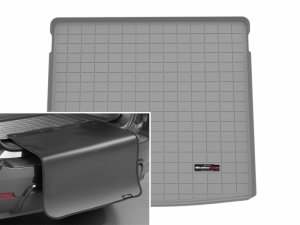 Volkswagen Tiguan Cargo Liner - Behind 3rd Row - WeatherTech - w/Bumper Protector - Grey - `25-`26