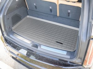 Cadillac Escalade IQ Cargo Liner - Behind 2nd Row - WeatherTech - Grey - `25-`26 Cadillac Escalade IQ Cargo Liner - Behind 2nd Row - WeatherTech - Grey - `25-`26