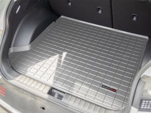 Hyundai Ioniq 5 Cargo Liner - Trunk - WeatherTech - Raised Lip, Textured Finish - Grey - `25-`26